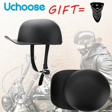 2021 Baseball Cap Helmet Motorcycle Vintage Retro Helmets Summer Open Face Scooter Cruiser Chopper Gangster DS Men Women Kid