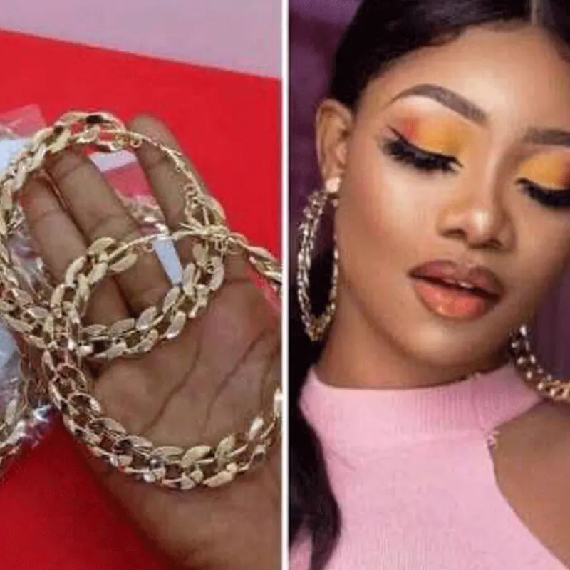 

Aide 2020 New Design Vintage Chain Hoop Earrings For Women Big Gold Round Earring Brincos Jewelry Female Fashion Statement Gifts