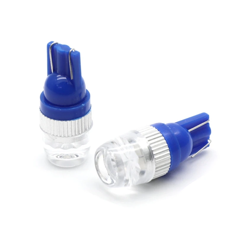 100 шт. T10 светодиодный W5W Canbus 5630 2smd 1 Вт автомобильный габаритный фонарь боковой Клин номерной знак лампа универсальный авто инструмент потолочный светильник