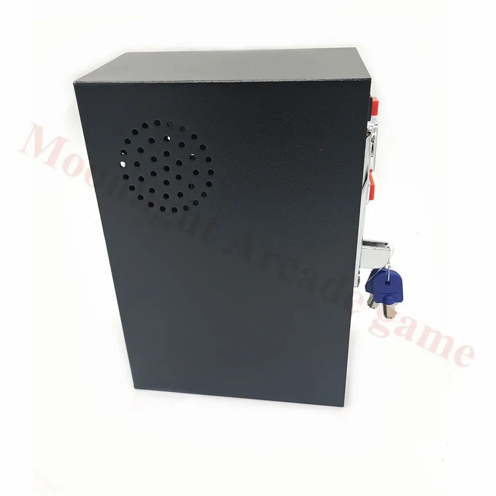 DG600F 코인 작동 타이머 컨트롤 박스 6 동전 멀티 코인 선택기 및 LCD 디스플레이 시간 세탁기 마사지 의자