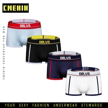 

4pcs/lot 2020 New Comfortable and soft Underwear Men Boxer Homme Mens Underwear Boxershorts Men Boxers Sexy Boxer Shorts OR193