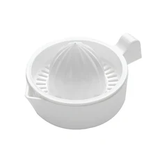 Мини-пластиковая двухслойная бытовая ручная соковыжималка для цитрусовых соковыжималка для апельсинового лимона соковыжималка для фруктов чашка с ручкой носик портативный