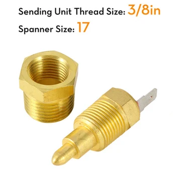 

185 To 175 Degree Electric Engine Cooling Fan Thermostat Temperature Switch 3/8" Brand New And High Quality