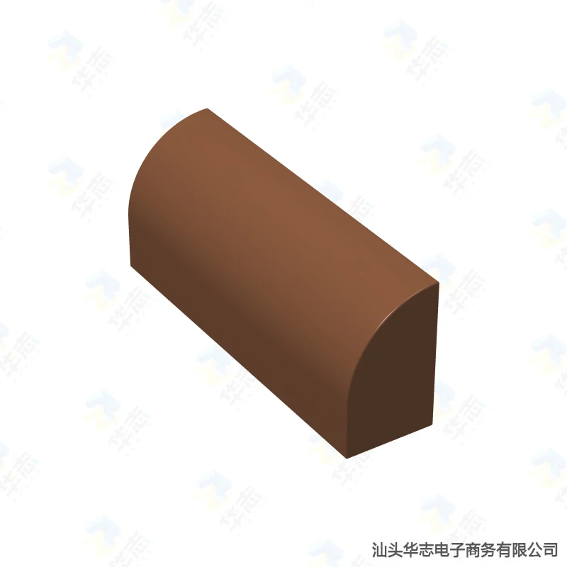 BrickCurved1x4x11/3NoStuds... CurvedTop MOC DIY bloques de construcción de accesorios 6191/10314 10 Uds