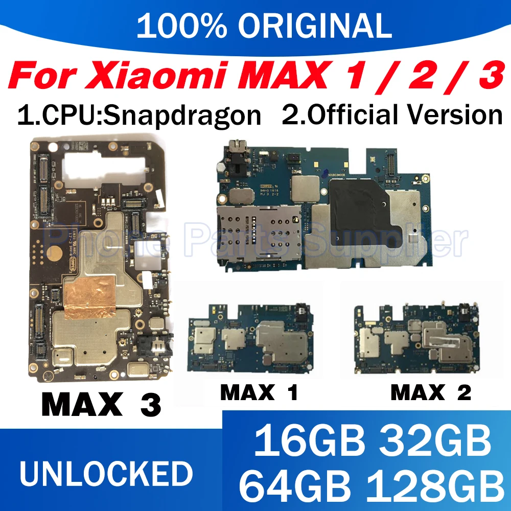 Tanie Dla Xiaomi MI Max 1 2 3 płyta główna MB oryginalna czysta