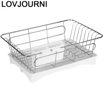 

Almacenamiento Rangement Cuisine Organisateur Stainless Steel Dish Cozinha Organizador Cocina Kitchen Storage Rack Holder
