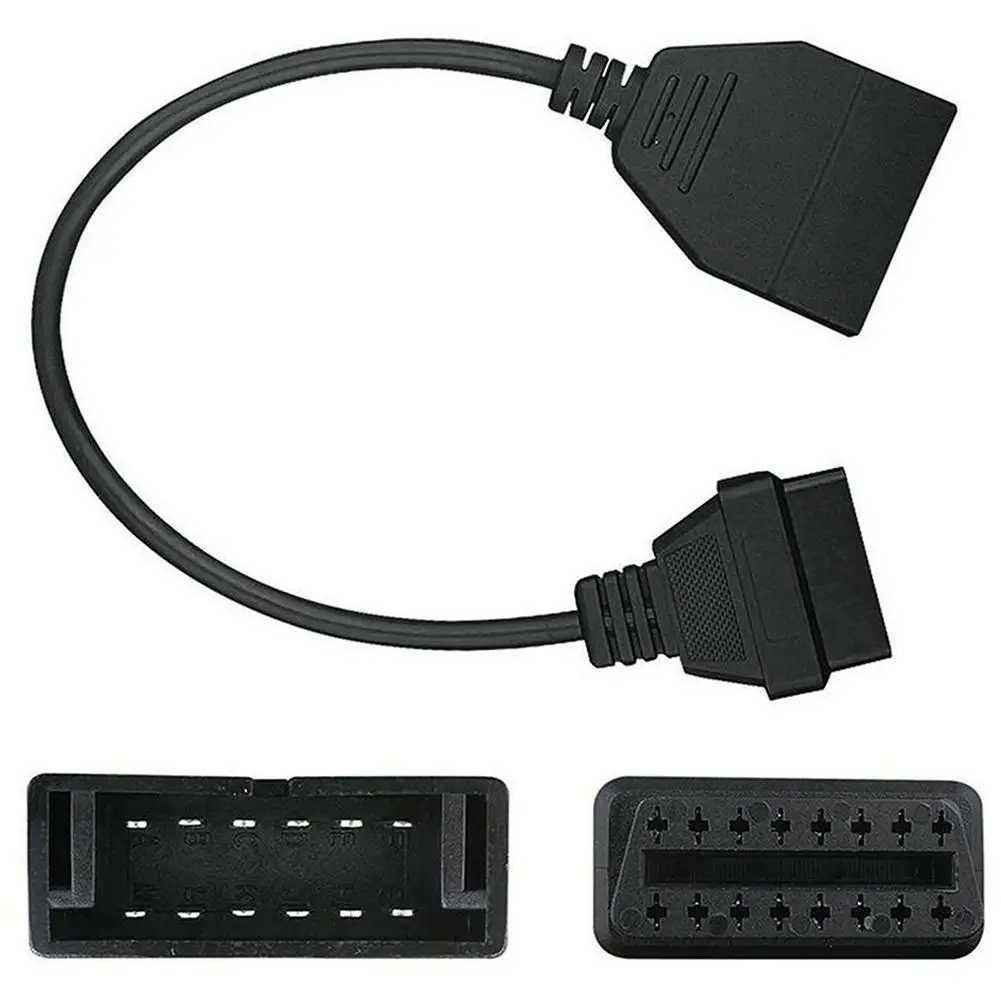 12 Pin до 16 Pin OBD2 Диагностический конвертер адаптер Кабельный разъем для GM carros внешний автомобильный бутик горячий