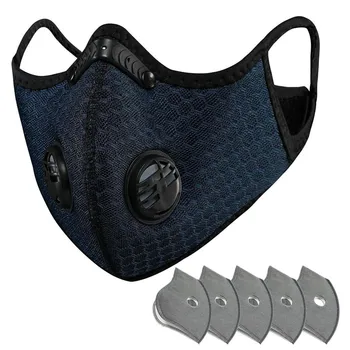 

6pc Shipping To Usa Running Cycling Dust Filter Activated Carbon Filter Windproof Dust-proof Lightweight Outdoor Sports Bibs