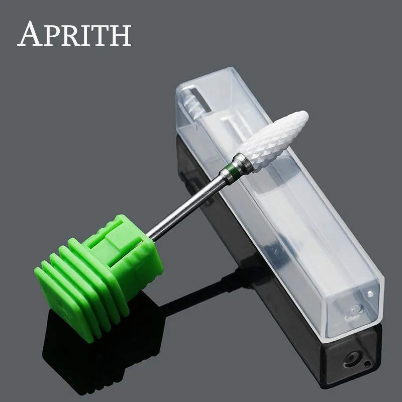 APRITH 1 шт. мельница керамический сверло для ногтей электрические маникюрные машинки для педикюра Инструменты для маникюра электрические инструменты для ногтей