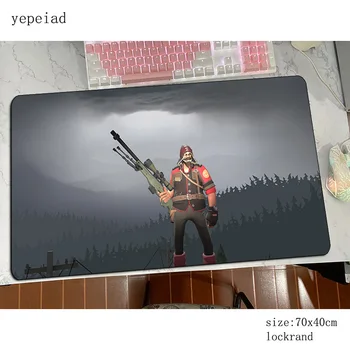 

team fortress 2 mousepad gamer locrkand 70x40cm gaming mouse pad esports notebook pc accessories laptop padmouse ergonomic mat