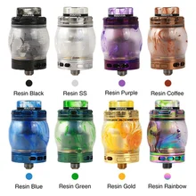 Advken Манта RTA Смола версия 4,5 мл бак 24 мм RTA w/Resign 810 капельного наконечника и двойной катушки построить палубе Vape Танк Vs Zeus Dual