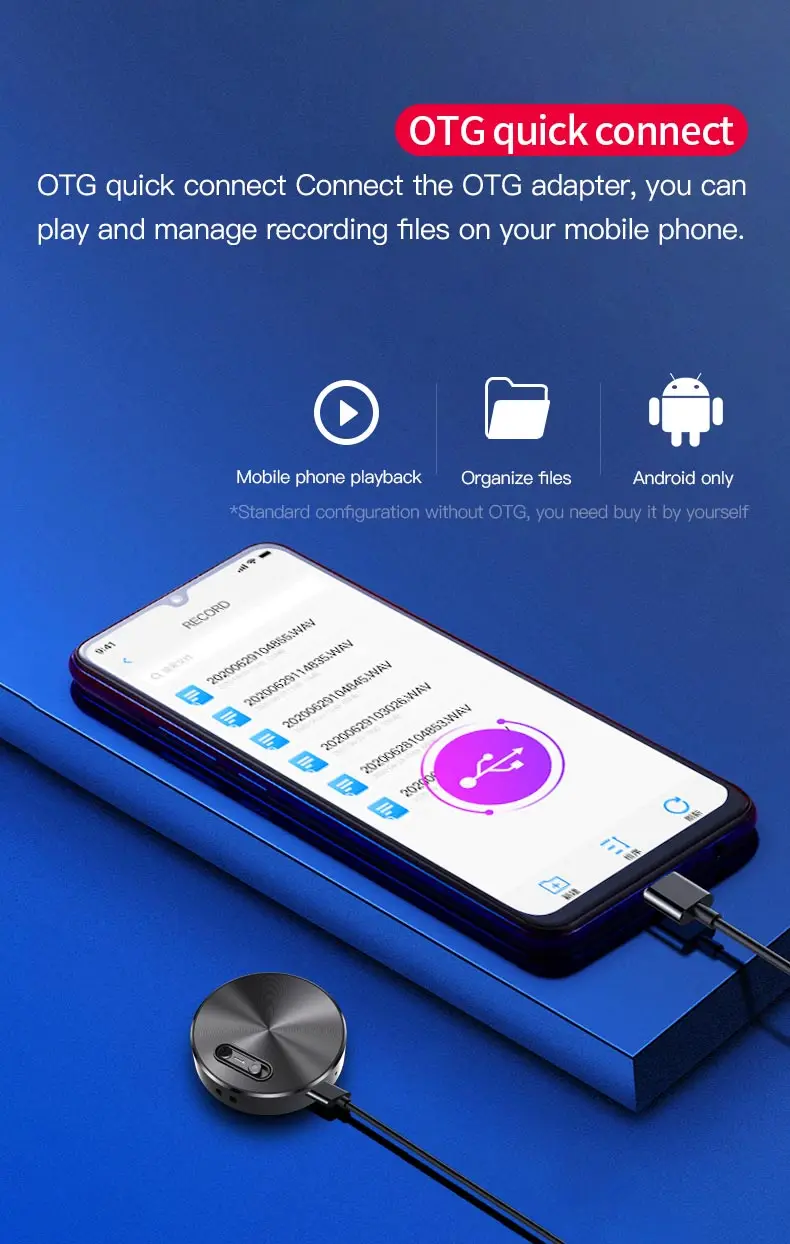 Belgeler yakınında masada duran kaydedici