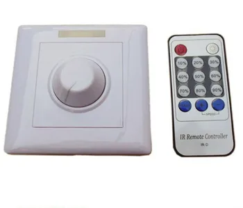 

AC 110-240V 300W LED Dimmer IR Remote control switch for dimmable LED bulb or LED strip lights