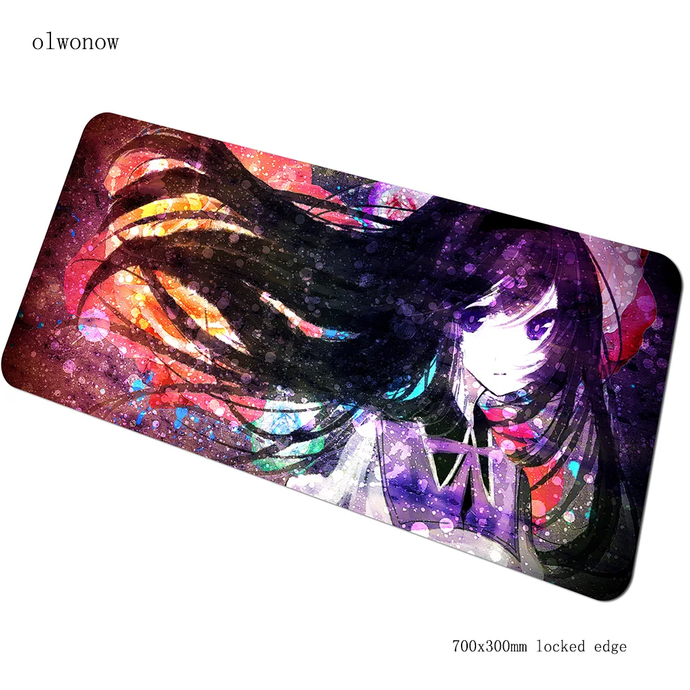 Homura Akemi коврик для мыши геймер Kawaii 700x300x3 мм игровой коврик для мышки для ноутбука Аксессуары для ПК ноутбук резиновый коврик эргономичный коврик - Цвет: design 11