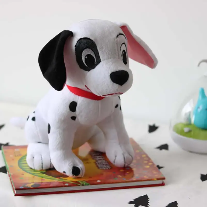 

Sitting 28cm Original Cartoon 101 Dalmatians Dog Stuffed Animal Plush Soft Boy Toy for kids gift