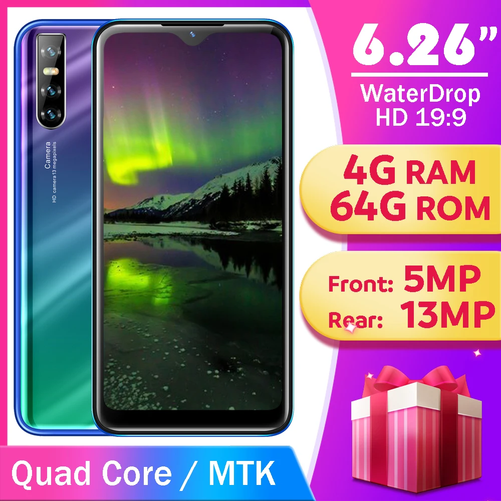 Оригинальные Android смартфоны A9 разблокированный телефон с экраном 6 26 дюйма и