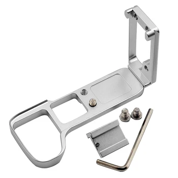 

Vertical Shoot Hand Grip with Hot Shoe for Sony A9 A7 MARK III A7III A7RIII A7R3 Quick Release L Plate Camera Bracket Holder Sil
