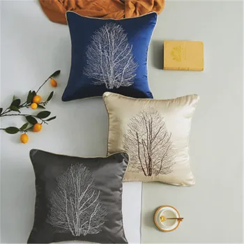 

45x45cm Coral tree Sofa Pillowcase Pink Cushion Cover Throw Pillow Case Home Sofa Bed Chair Decoration 17.72x 17.72inch