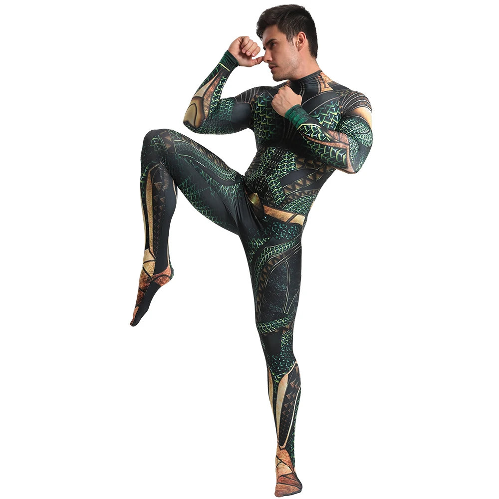  Halloween Saints' All Hallows' Day anime DC comic Aquaman Cosplay Zentai Costume tights adults/chil