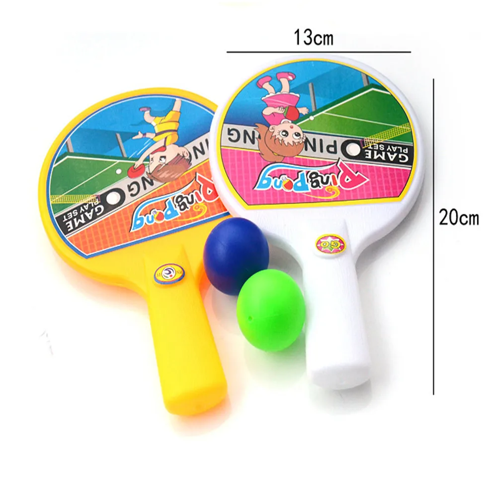 Tanie Śmieszne Mini rakieta do tenisa stołowego z 2 Ping Pong