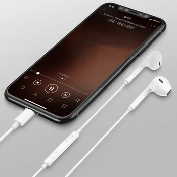 

Earphones For iPhone 11 XS MAX XR X 8 7 Plus Wired Headphone with Microphone Volume Control For iPhone 11 Pro Max Fone De Ouvido