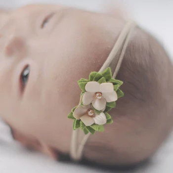 

3 Pcs/Lot Baby Headband Flower Bows Haarband Baby Girl Headbands Newborn Hair Accessories Elastic Baby Hair Band Turban
