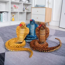 

YK Lovely Simulation Snake Plush toys Giant Snake Cobra animals python Soft Stuffed Dolls Bithday Gifts Children's toys Home