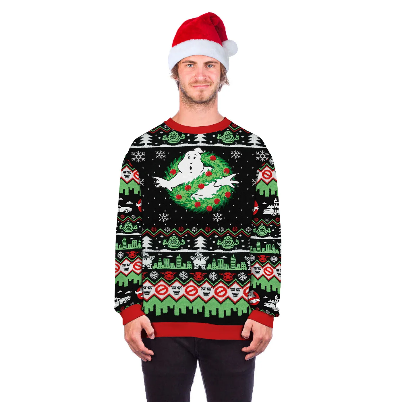 

New Funny Ugly Christmas Sweater Men Women 3D Novelty Holiday Pullover Sweatshirt Plus Size Sweaters Jumpers Tops S-3XL