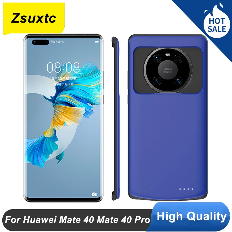 6800 Mah Per Huawei Mate 40 Custodia Per Batteria Mate 40 Pro Smart Phone Cover Power Bank Per Huawei Mate 40 Pro Custodia Per Caricabatterie