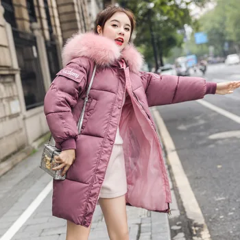 

2019 Winter Jacket WomenWarm Thick Coats Women Jackets New Fashion Hooded Casual Cotton Parka Female Outerwear Coats