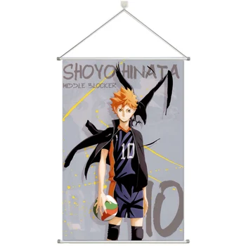 

Anime Haikyuu!! Shoyo Hinata Personalize Customer Made Alloy Fabric Wall Poster Scroll 60x90cm 24x36inches