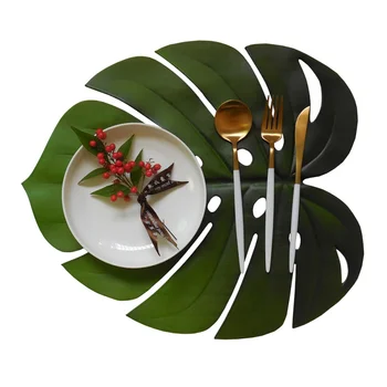 

1pcs Turtle leaves indoor tree plants Insulated Artificial placemat home decoration