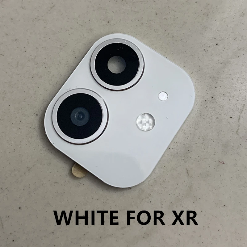White Защита для экрана объектива камеры для iPhone X XS MAX XR до 11 Pro Max наклейка на рассеиватель Модифицированная крышка камеры из металлического сплава - Цвет: White