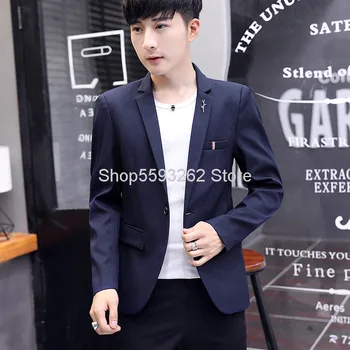

Eyab Master Push Autumn Men Leisure Suit Slim Fit Small Suit Men's Wear Coat Fashion