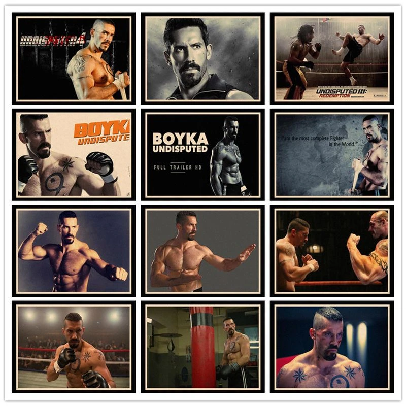 Perfect Jl Boyka Undisputed Scott Adkins Retro Posters Kraft Wall Paper High Quality Painting For Home Decor Wall Stickers Hba70 Wall Stickers Aliexpress