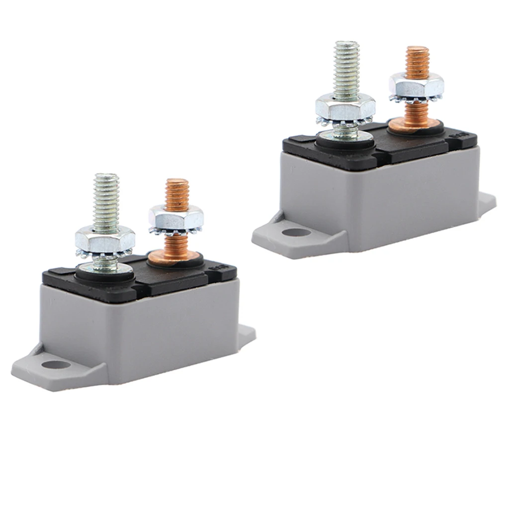 2Pcs 15Amp Auto Reset 12V 24V Circuit Breaker Car Automatic Fuse Metal Stud Bolt Type | Автомобили и мотоциклы