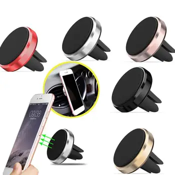 

Mini Car Phone Holder Magnetic Moblie Phone Universal Air Vent Phone Stand Mount Magnetic Car Holder Cell Phones Stand