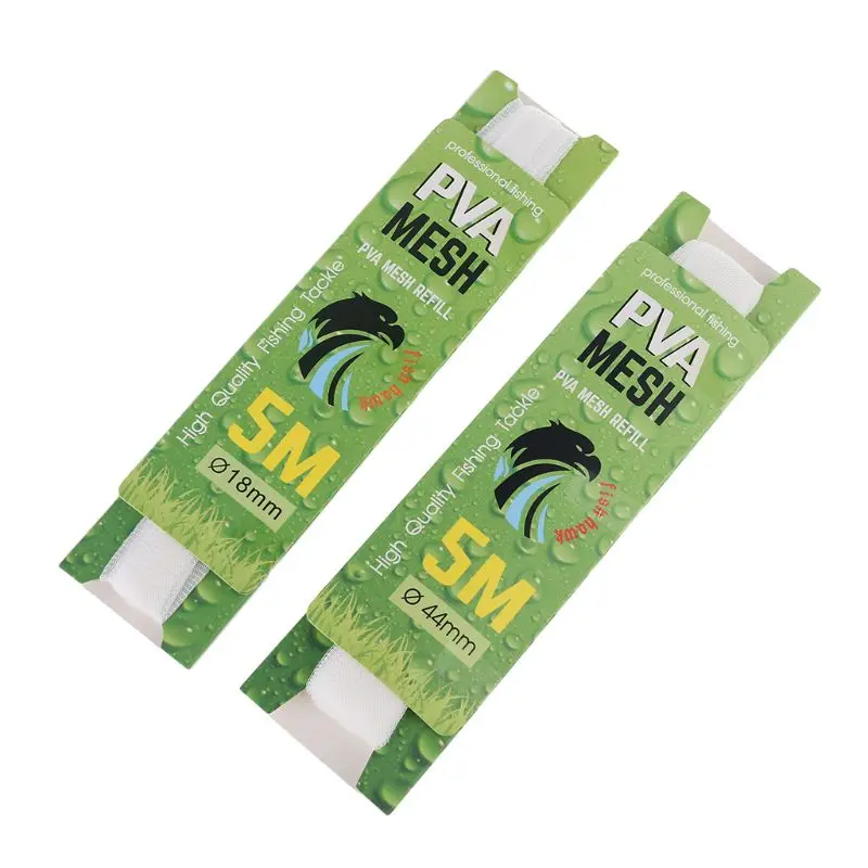 Red de pesca Soluble PVA de 5m, alimentador de relleno de medios, trampa para cebo, bolsa de protección, red de pesca 62KF