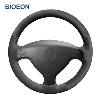 

Hand Sewing Black Synthetic Suede Car Steering Wheel Covers for Opel Astra (G) 1998-2004 Zafira (A) 1999 2000-2005 Agila (A)