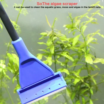 

5 In 1 Aquarium Cleaning Tools Fish Net Rake Plants Fork Brush Algae Scraper For Aquarium Fish Tank Cleaning Tools
