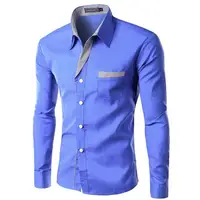 Nouvelle Chemise Homme Tendance 2026 Coupe Slim Manches Longues Design Formel Décontracté Marque Chemise Habillée Taille M-4XL 5