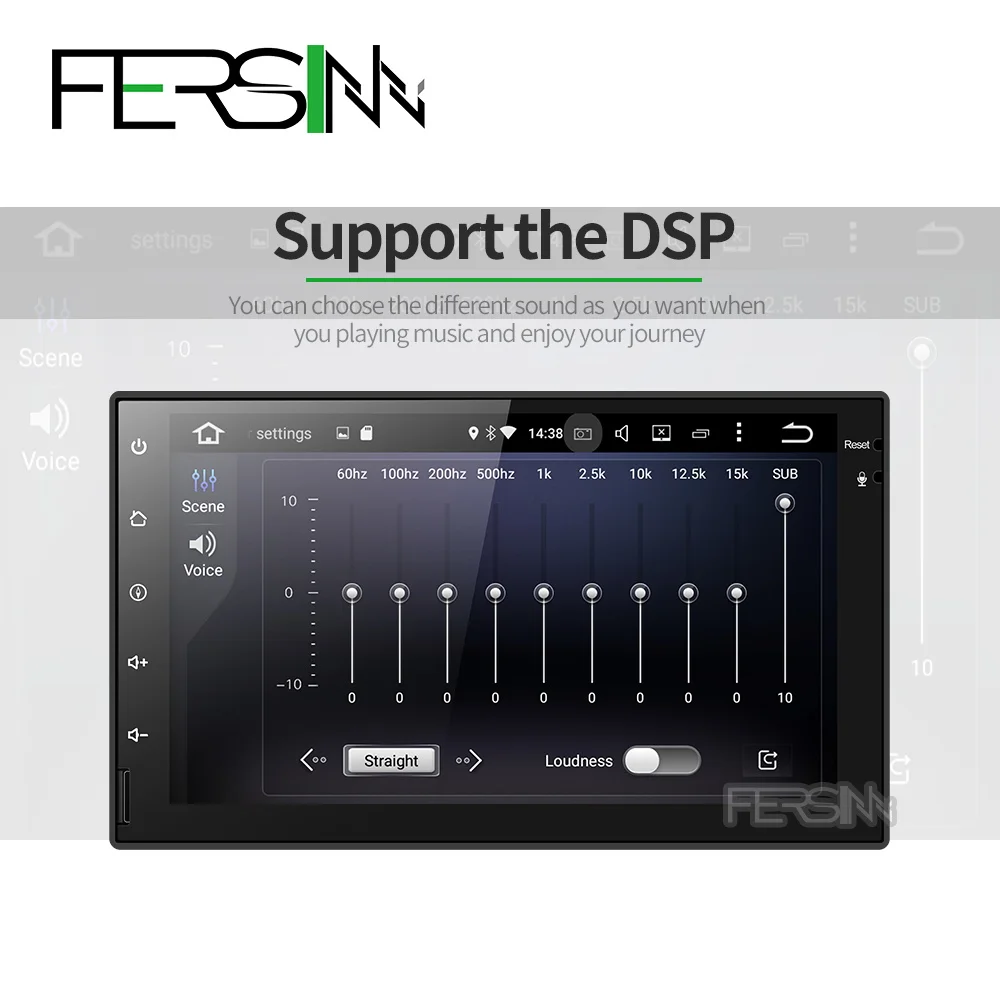 Fersinny CWD7060 PX30 android 9,0 автомобильный dvd gps Навигатор Радио Видео плеер стерео Универсальный 2 din радио Автомобильный мультимедийный плеер