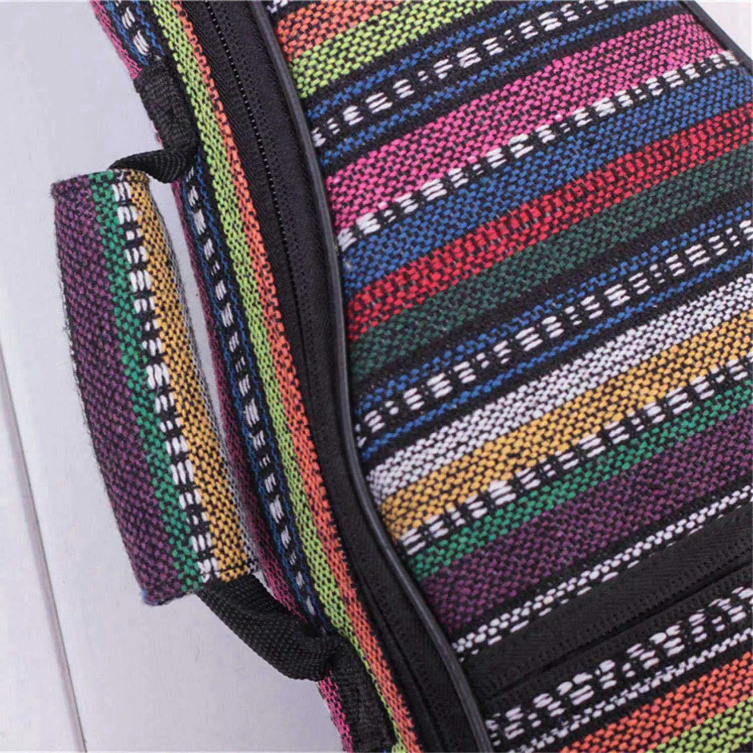 26inch Padded Cotton Folk Portable Bass Guitar Bag Ukulele Case Box Cover Guitar Backpack with Double Strap