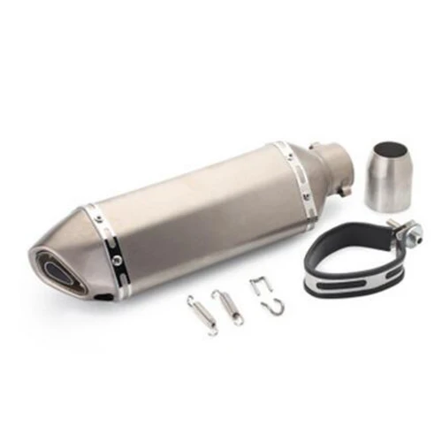 Золотой 51 мм Универсальный мотоцикл Akrapovic Yoshimura глушитель трубы Escape Moto CBR125 CB400 TMAX530 GSXR650 гонки - Цвет: Золотой