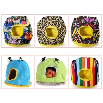 

New arrivel Design Pet Bird Parrot Warm Hammock Cage Soft Hut Tent Bed Hanging Cave Bird's Home Pet Bird Nest