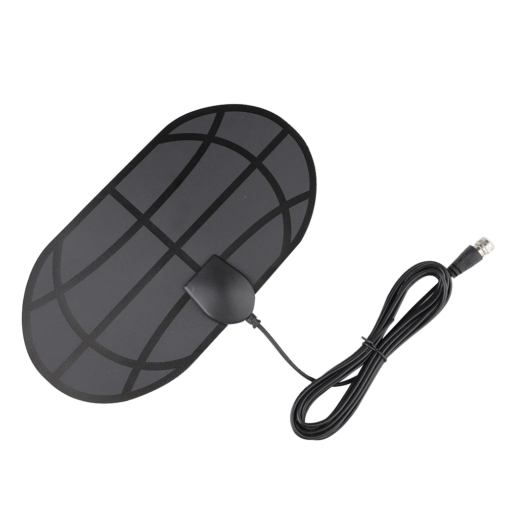 4K 10dBi с высоким коэффициентом усиления HD tv DTV Box Цифровая ТВ антенна EU Plug 50 Miles усилитель активная Внутренняя антенна HD плоский дизайн