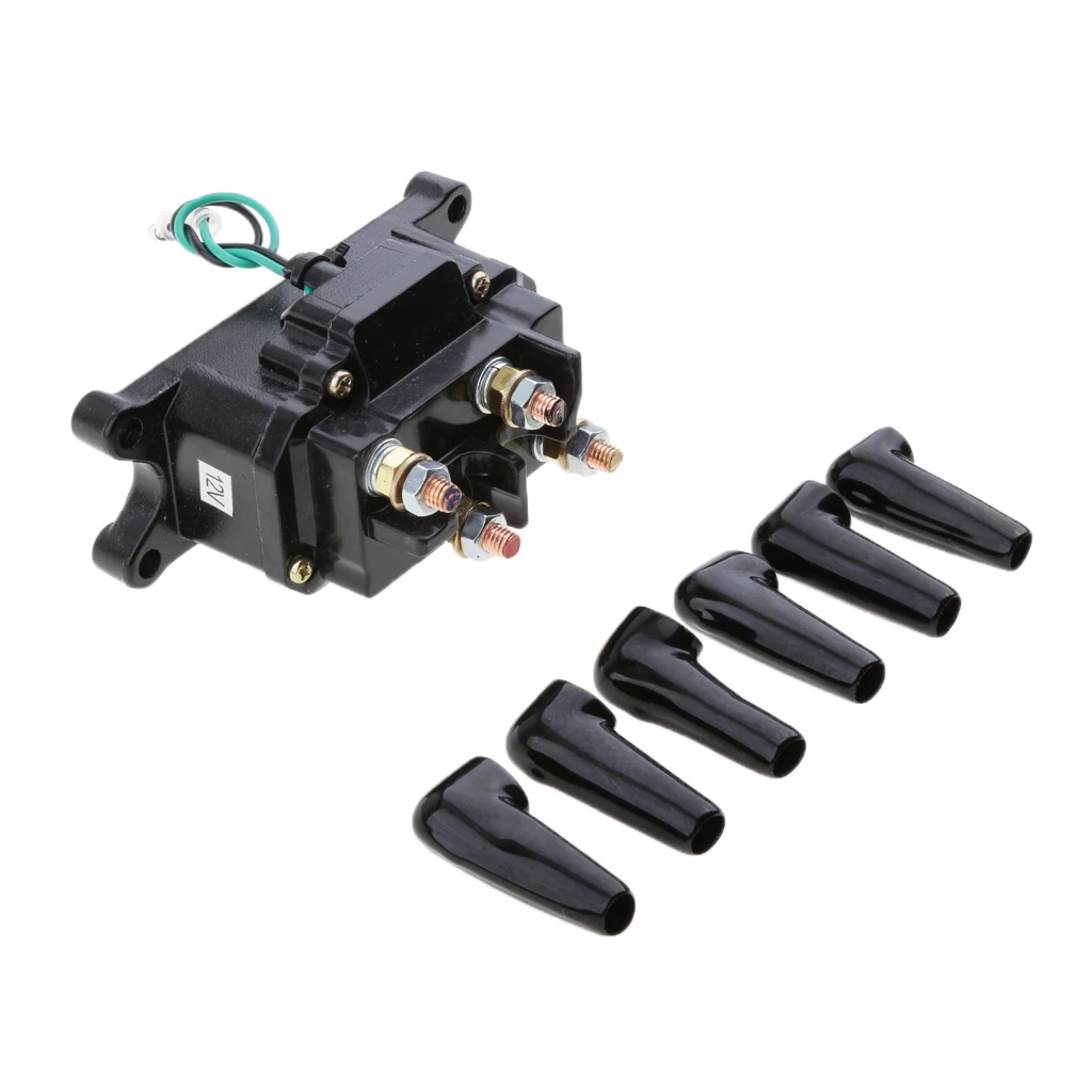 12V ATV UTV соленоидное реле контактор+ лебедка рокер Thumb переключатель проводки