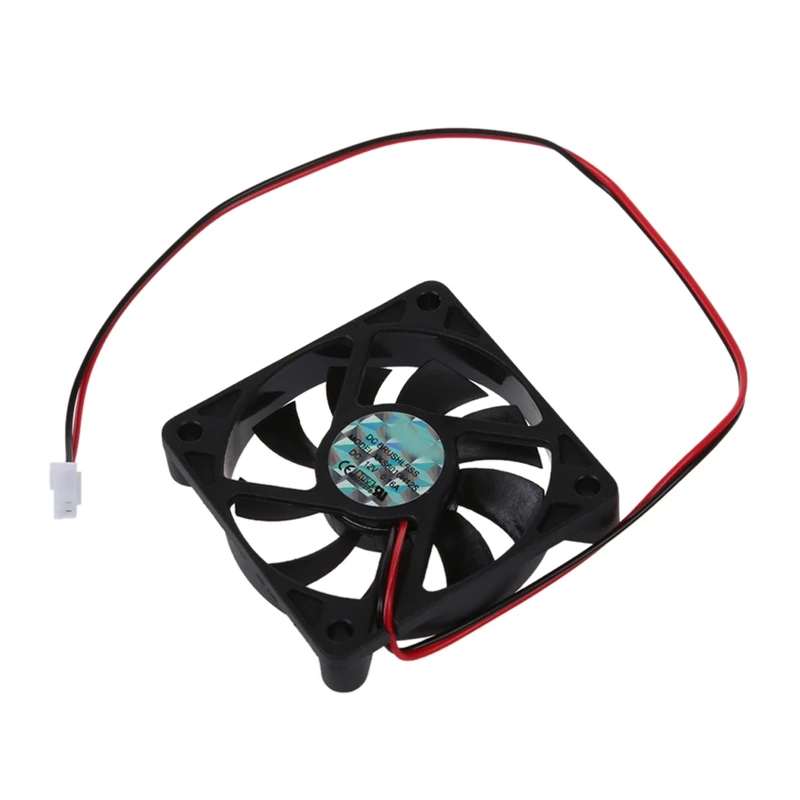 2 шт 5010 DC 12V 2Pin Бесщеточный вентилятор охлаждения 0.1A 50Mm& 0.16A 60Mm