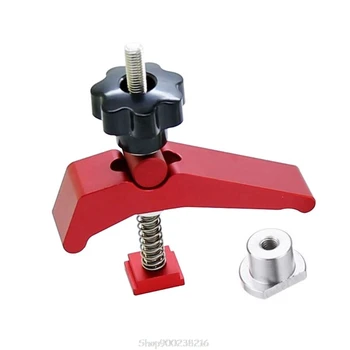 

Universal T-Track Platen Woodworking Chute Holder Miter Track Clamping Blocks Clamps for Woodworking Table S05 20 Dropship