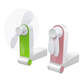 

Mini Handheld Fan Portable Fan Small Personal Fan Mini Usb Rechargeable Adjustable Wind Speed Folding Electric Fan For Home Offi